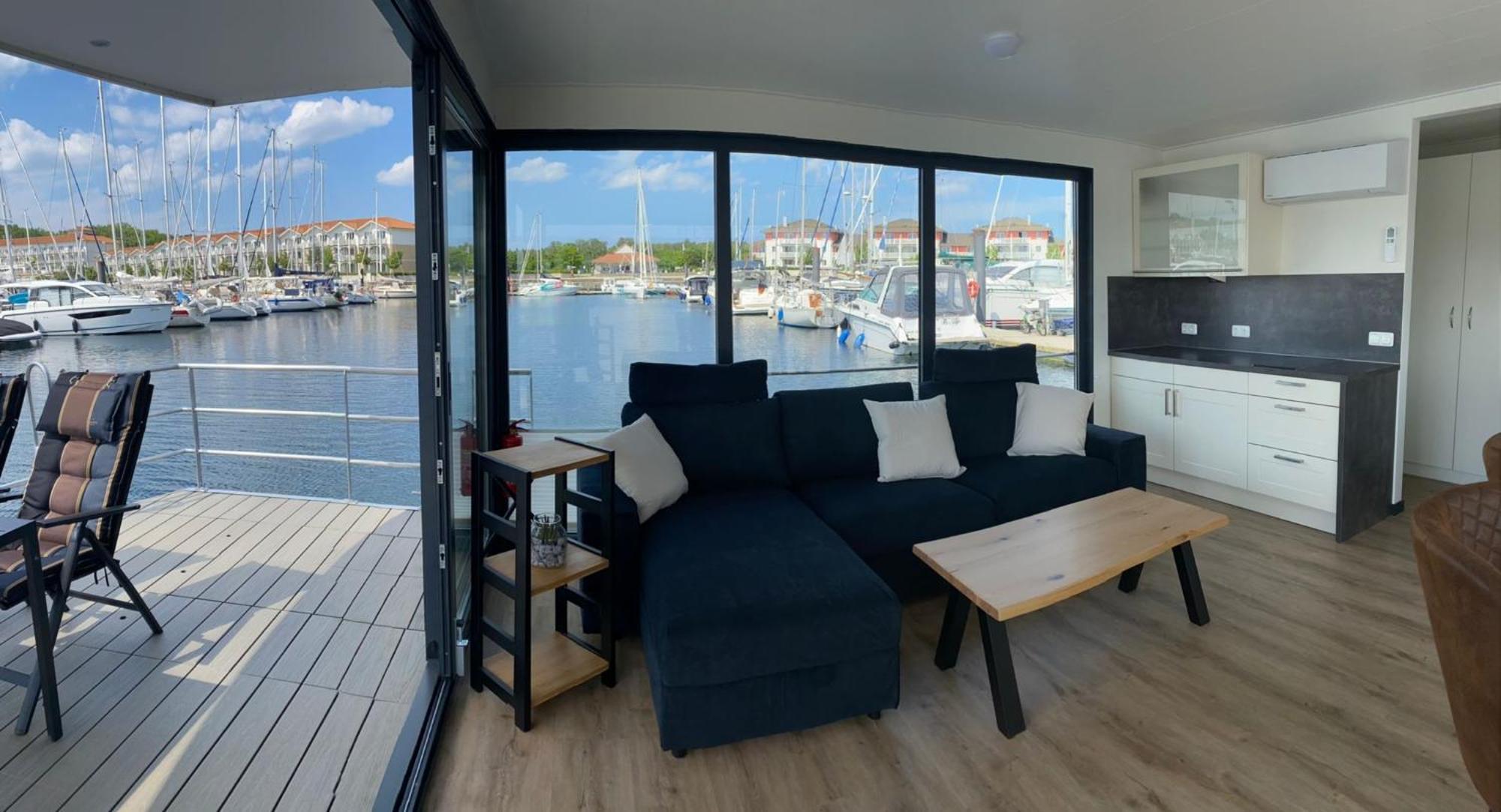 Urlaub auf dem Wasser mit einmaligen Ausblick - WELL Hausboote Boltenhagen 10 Exterior foto