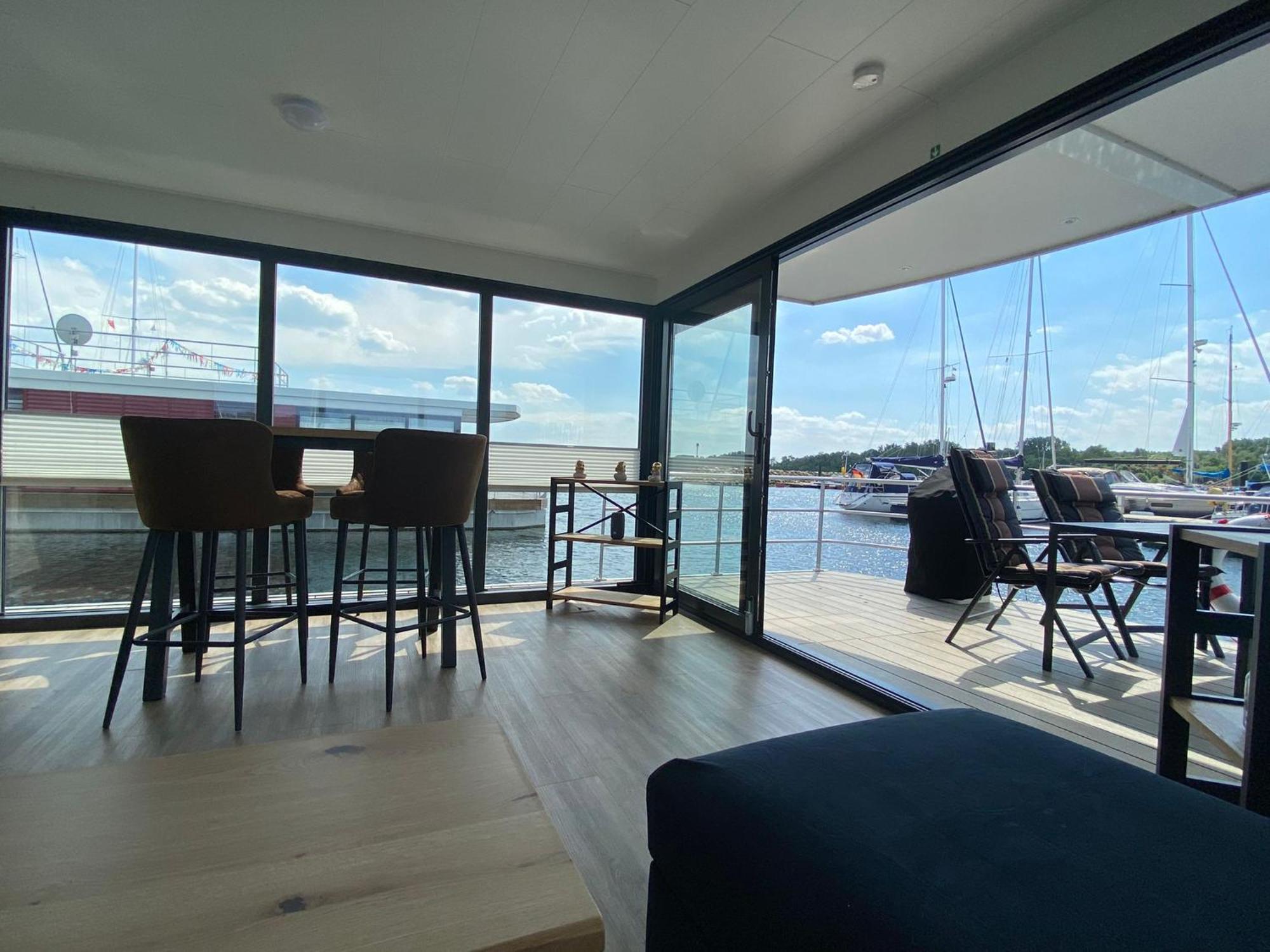 Urlaub auf dem Wasser mit einmaligen Ausblick - WELL Hausboote Boltenhagen 10 Exterior foto